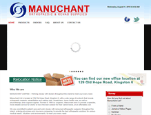 Tablet Screenshot of manuchant.com